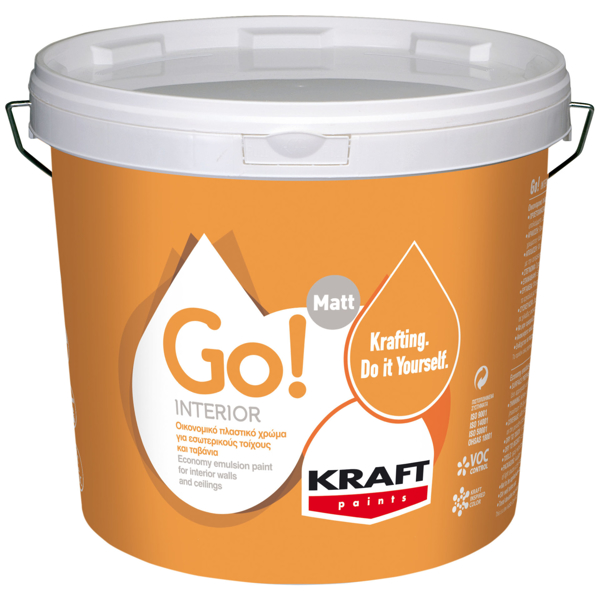 Снимка на Латекс INTERIOR WHITE - 0.75 л. - Kraft - JK30103000108