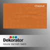 Снимка на Лак лазурен Декоратор Сатен Кестен - 650мл - Мегахим - 10-00218
