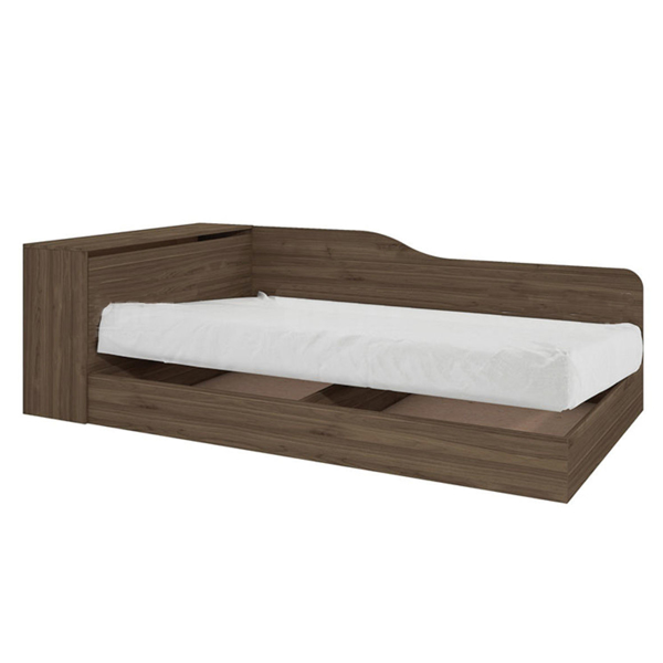 Снимка на Легло с ракла Сити 2002 - 2235х1220х710 - Сонома тъмна - Ирим