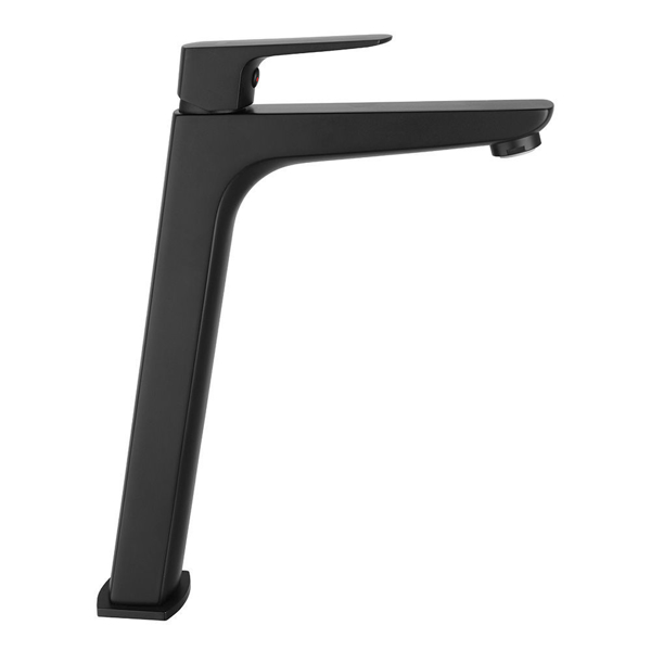 Снимка на Смесител за умивалник Vitto - стоящ - високо тяло - черен мат - FERRO 