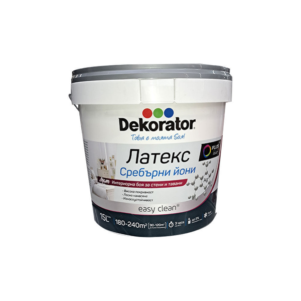 Снимка на Латекс Декоратор Сребърни Йони Р - 15л. - Мегахим - 10-00028