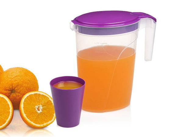 Снимка на Кана PVC с 4 чаши комплект (21,5 X 11,7 X 23 см)    2 L M-098