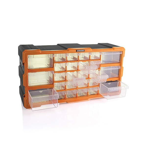 Снимка на Органайзер хоризонтален с 26 чекмеджета ASR-6004 - 497 х 157 х 250мм