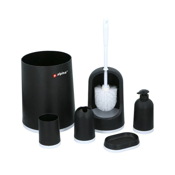 Снимка на Комплект за баня 6бр Alpina 860гр Х