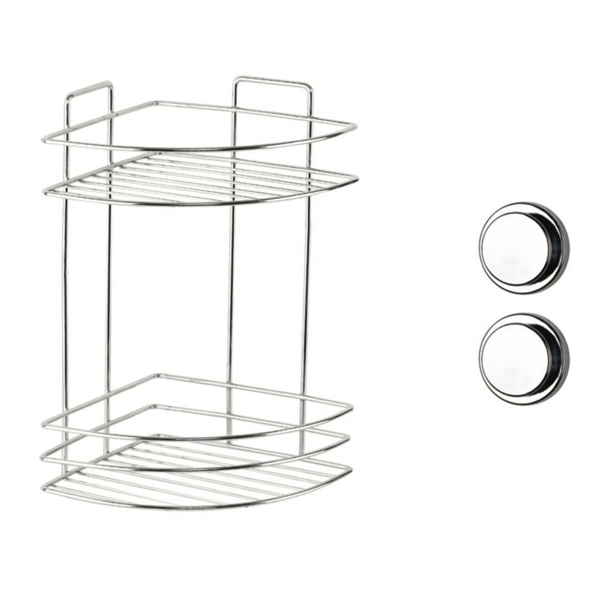 Снимка на Етажерка Magic Fix - 18 см. - 2 нива -хром - MGKB-716