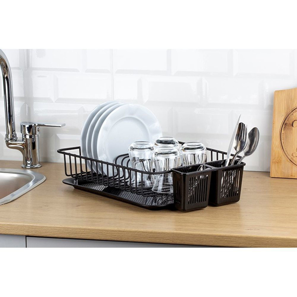 Снимка на Сушилник за чинии - черен - TS-796