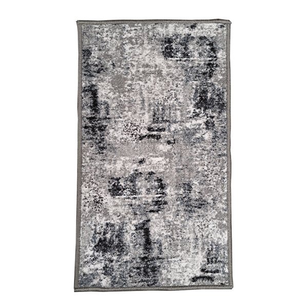 Снимка на Килим мокетен 120х180 сиво черен микс 0622RS55V1