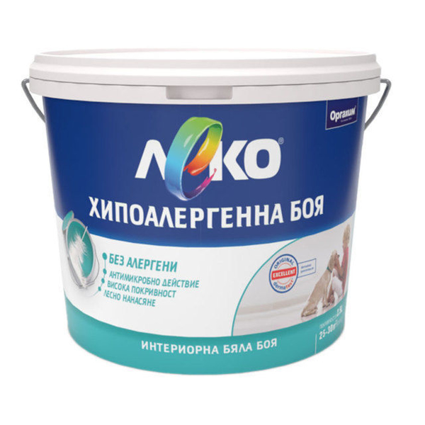 Снимка на Леко хипоалергенна боя - 2,5л - бяла