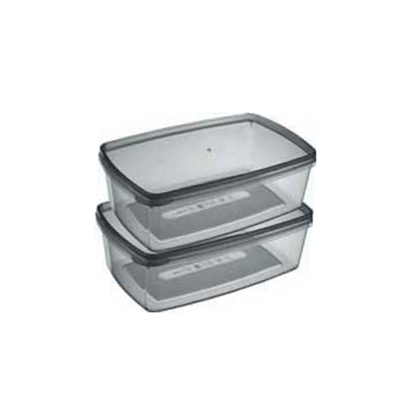 Снимка на Кутия за съхранение правоъгълна 2бр - 1200мл - 2601550