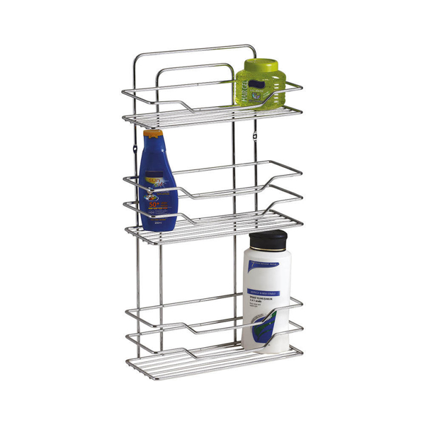 Снимка на Етажерка за баня метална правоъгълна 3 етаж - 2601902