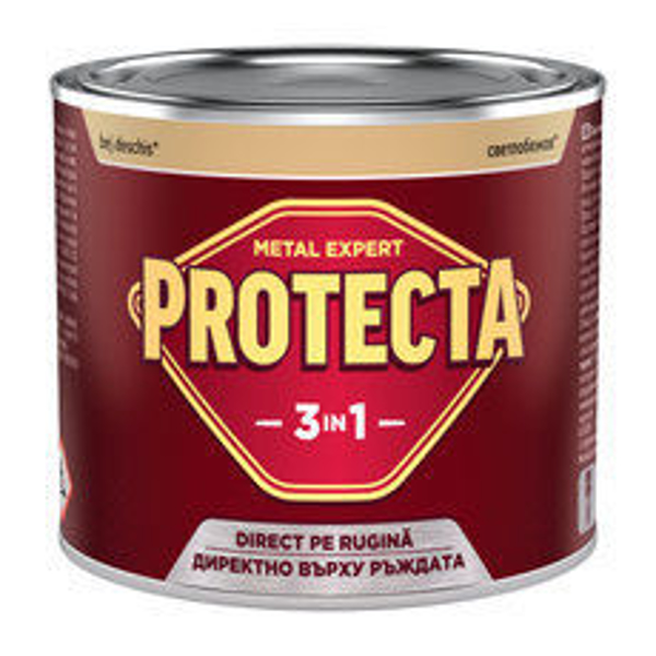 Снимка на Боя 3 в 1 Протекта - светлобежова - 0,5 л - Оргахим