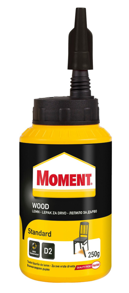 Снимка на Лепило за дърво Moment Wood Standart - 250гр.
