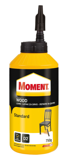 Снимка на Лепило за дърво Moment Wood Standart - 750гр.