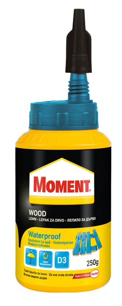 Снимка на Лепило за дърво Moment Wood Waterproof - водоустойчиво - 250гр