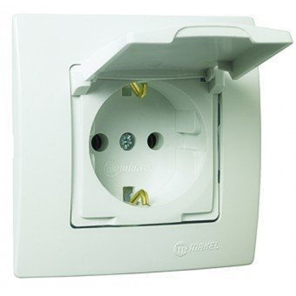 Снимка на Контакт с капак Natural Lillium