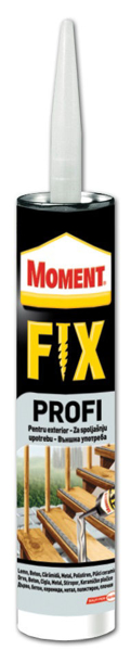 Снимка на Лепило универсално монтажно MOMENT Profi Fix PL60 - 392гр./300мл