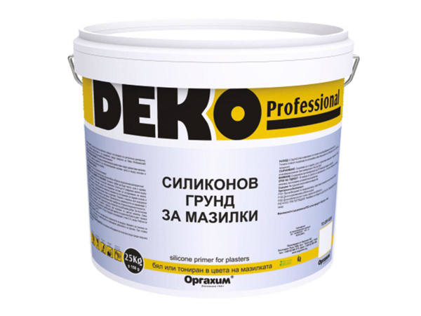Снимка на Силиконов Грунд Deko Professional G8300 - бял - 5кг - Оргахим