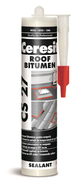 Снимка на Битумен уплътнител CERESIT CS27 - Черен - 280мл