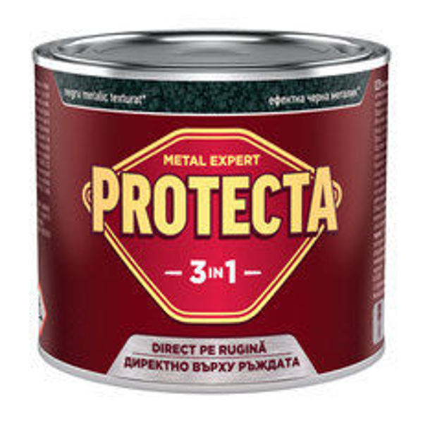 Снимка на Боя 3 в 1 Протекта ефектна - черна металик - 0.5 л - Оргахим