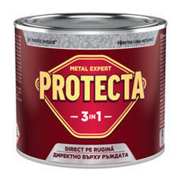 Снимка на Боя 3 в 1 Протекта ефектна - сива металик - 0.5л - Оргахим