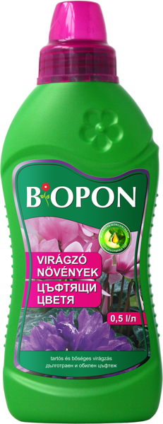 Снимка на Тор за цъфтящи растения БИОПОН бутилка 0.5 л