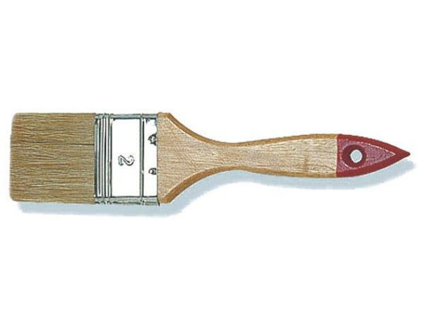 Снимка на Четка ЕAN клас 5  бял косъм - дървена дръжка 75 мм.