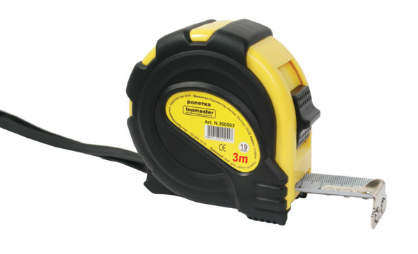 Снимка на Ролетка с магнит 3м - 19 мм - ТМР - 260502