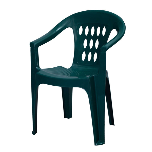 Снимка на Стол пластмасов SMERALDO - зелен