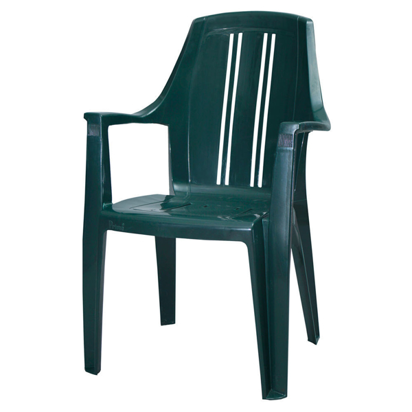 Снимка на Стол пластмасов ORBITA - зелен