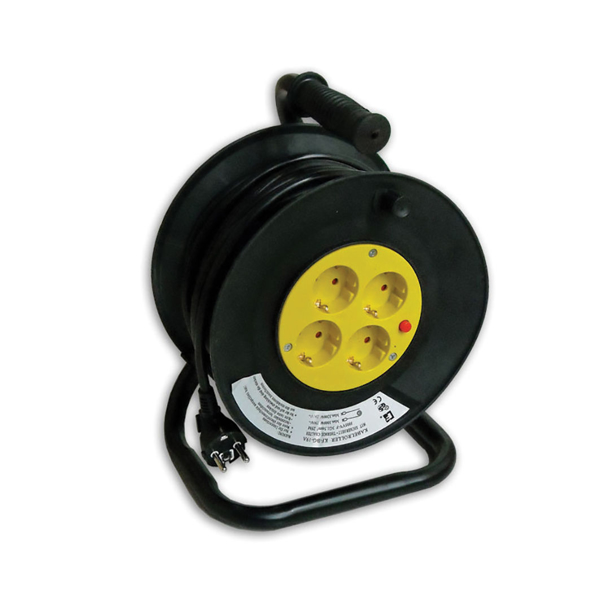 Снимка на Макара с кабел STEINBERGER - 50m - 3х1.5mm2 - 4 гнезда - термозащита