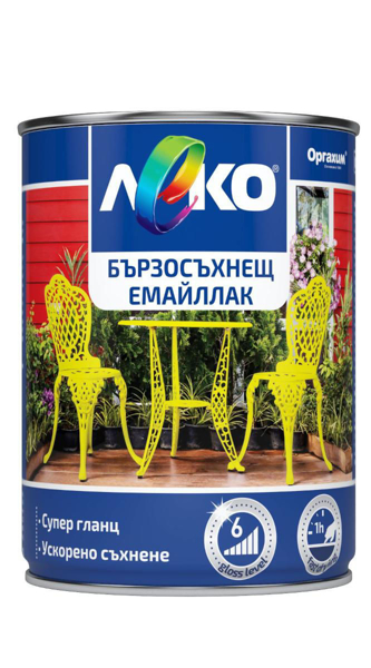 Снимка на Емайллак алкиден супер гланц RAL 6016 - 0.65 л