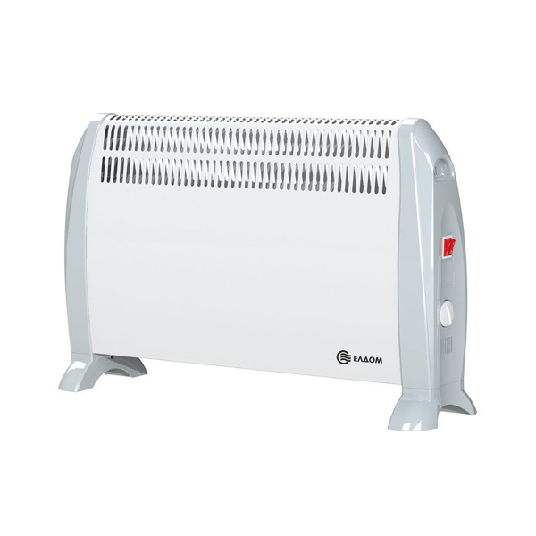Снимка на Конвектор стоящ без вентилатор бял - 2000W - Елдом - CF2000
