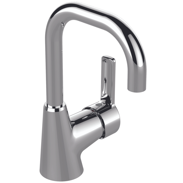 Снимка на Смесител стоящ за умивалник Calista - с висок тръбен чучур - Vidima - B0869AA