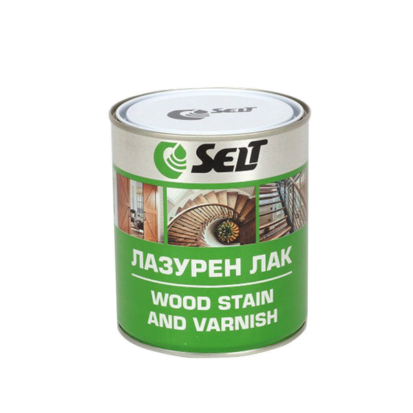 Снимка на Лазурен лак за дърво - Палисандър - 600мл - Селт - 101785