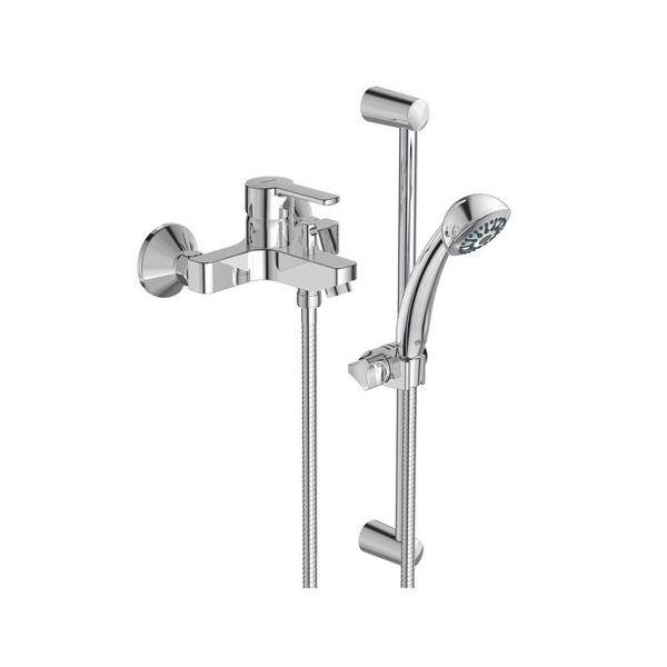 Снимка на Смесител Calista стенен за вана/душ с аксесоари - Vidima - B0874AA