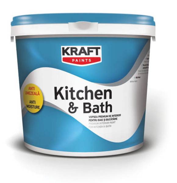 Снимка на Боя за влажни помещения - 10 л. - Kraft - KANDB10LT