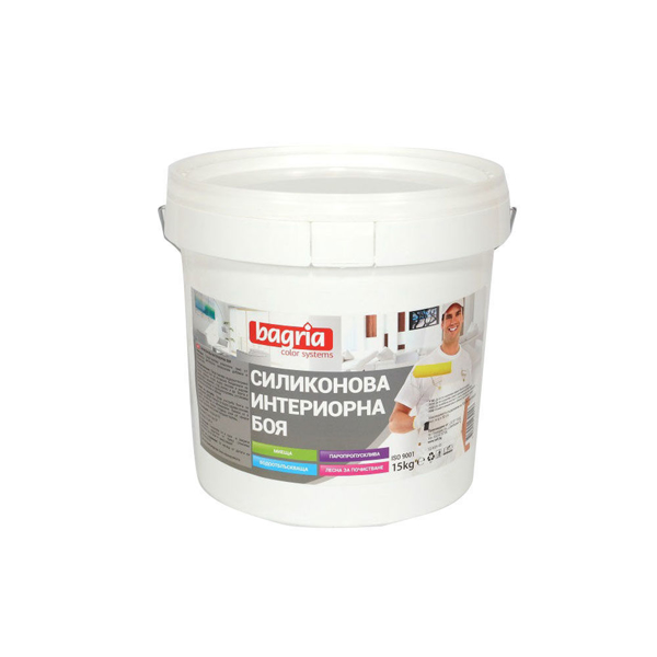 Снимка на Интериорна силиконова боя БАГРИА - 15кг. - Селт