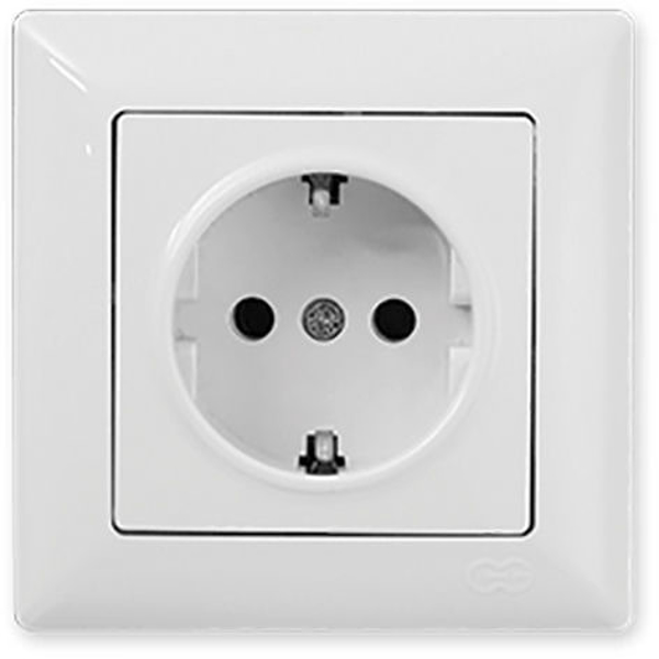 Снимка на Контакт ВИЗАЖ единичен бял