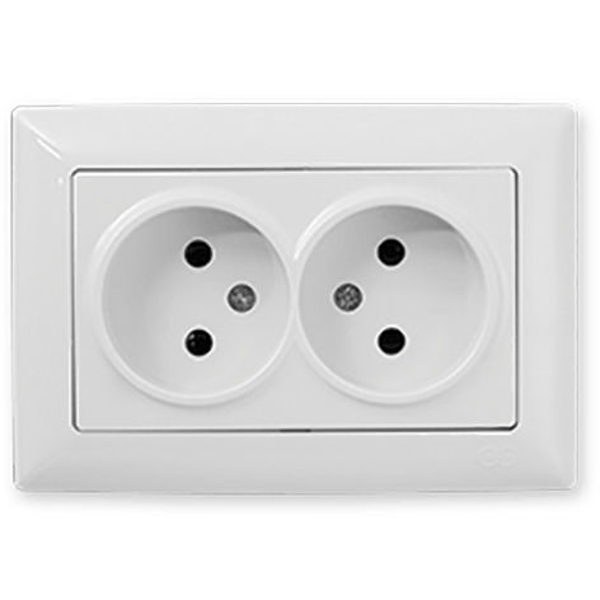 Снимка на Контакт ВИЗАЖ двоен бял