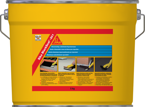 Снимка на Битумен материал Sika Blackseal UV устойчив - 5 кг