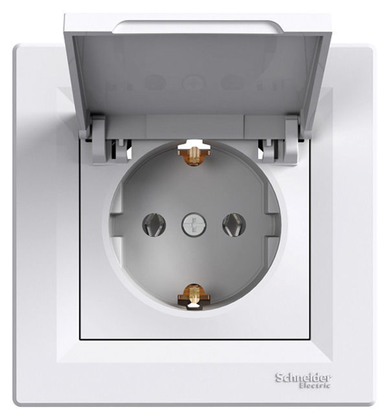 Снимка на Контакт с капак бял EPH3100121