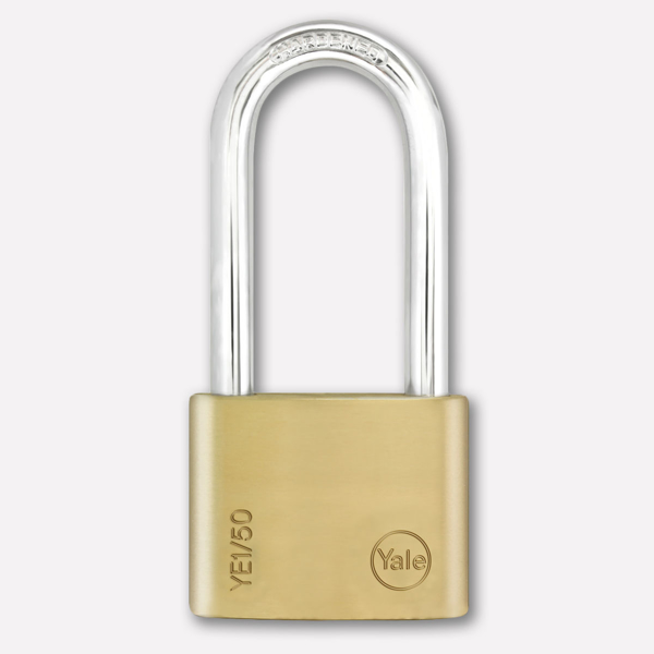 Снимка на Катинар YALE 50 мм месинг скоба 66 мм 3 ключа