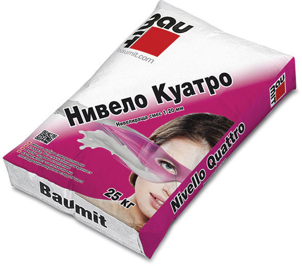 Снимка на Саморазливна смес Баумит Нивело Куатро - 25 кг. - Baumit - 12414BG