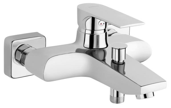 Снимка на Смесител стенен за вана/душ Algeo square - FERRO - BAQ1