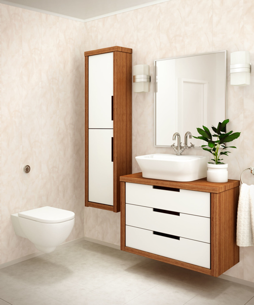 Снимка на PVC ламперия VILO MARMINO TOSCANIA 25см./8мм. 2.65кв.м.