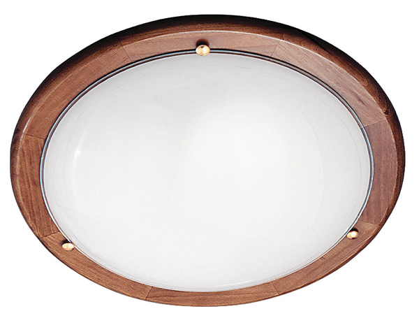Снимка на Плафон Уфо тъмно дърво - 38см - 2хЕ27 - max 60W - Rabalux - 5427