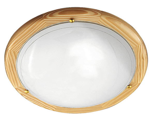 Снимка на Плафон Уфо светло дърво - 38см - 2хЕ27 - max 60W - Rabalux - 5421