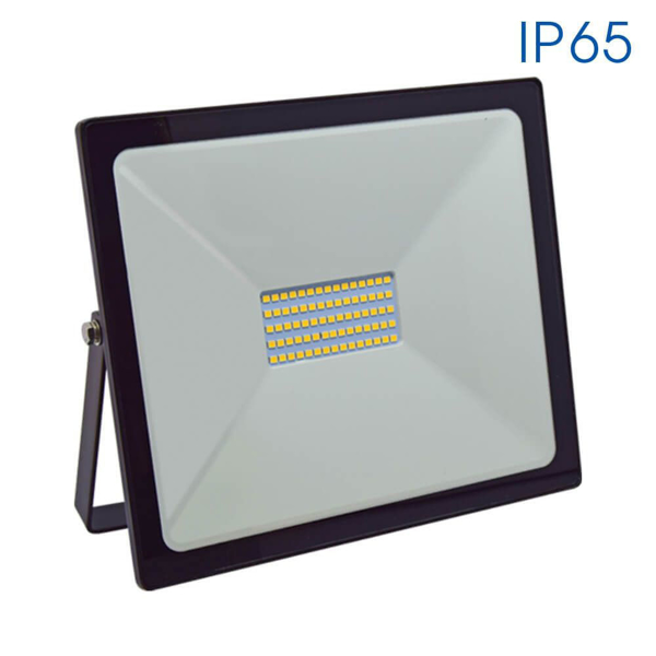 Снимка на LED Прожектор TREND - 50W - 4000lm - 4000K - 230V - черен - IP65 - 178х150х28mm - VIVALUX