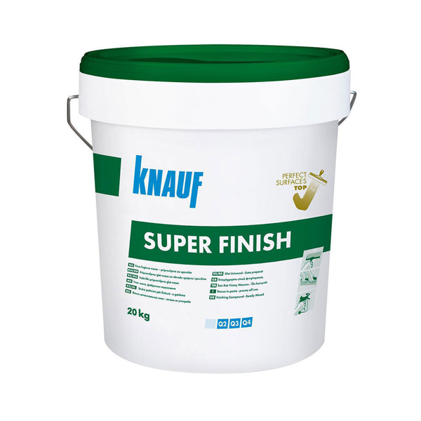Снимка на Шпакловка и универсален готов фугопълнител Super Finish - 20 кг - Knauf - 634078