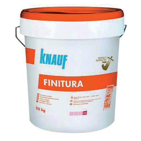 Снимка на Шпакловка Finitura суперфина готова - 20 кг. - Knauf - 634079